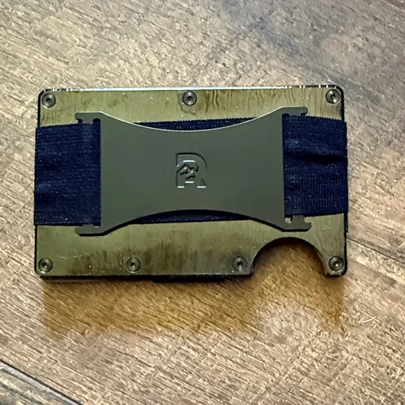 Rugged Metal Wallet with Black Strap - Picture 1 of 3